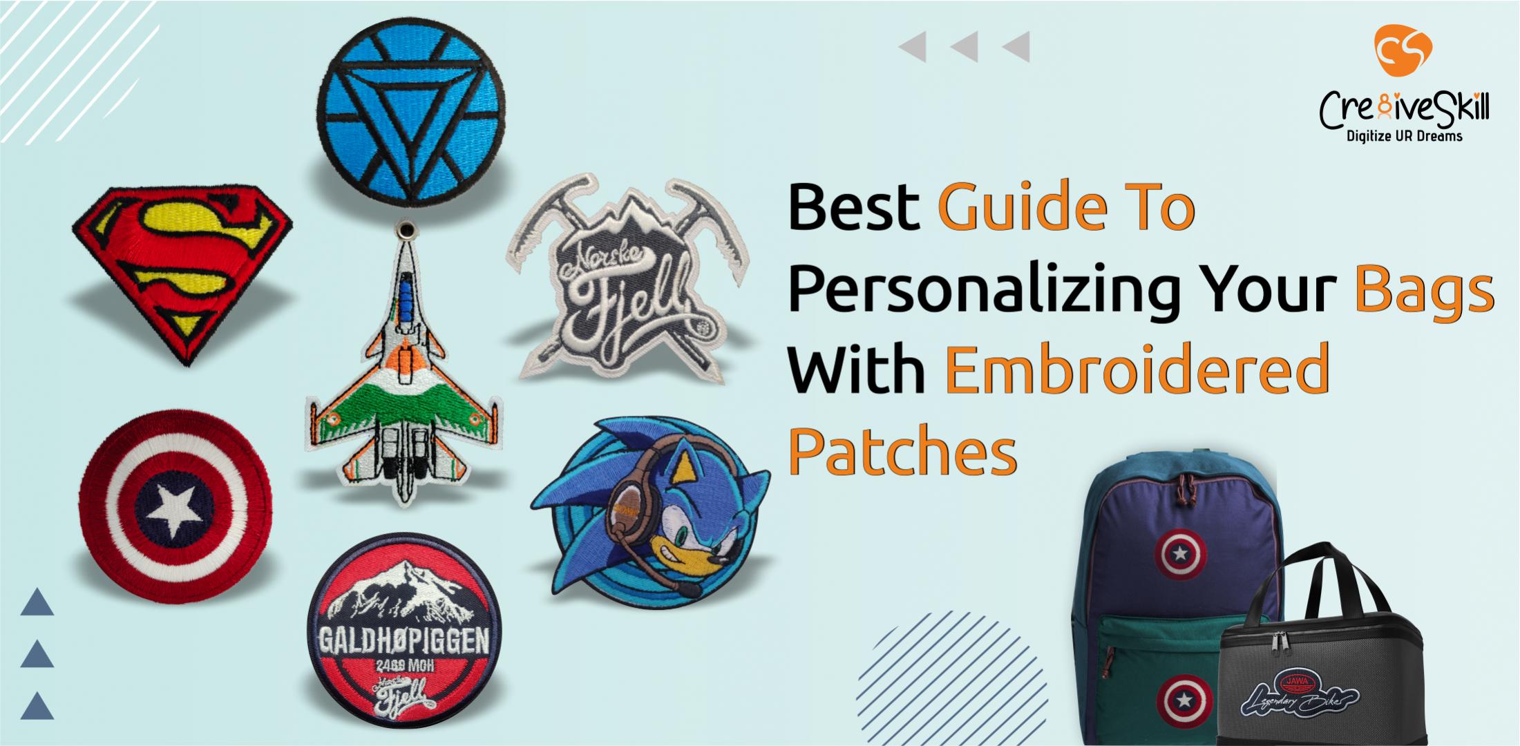 Personalize Your Bag And Backpacks With Embroidered Patches