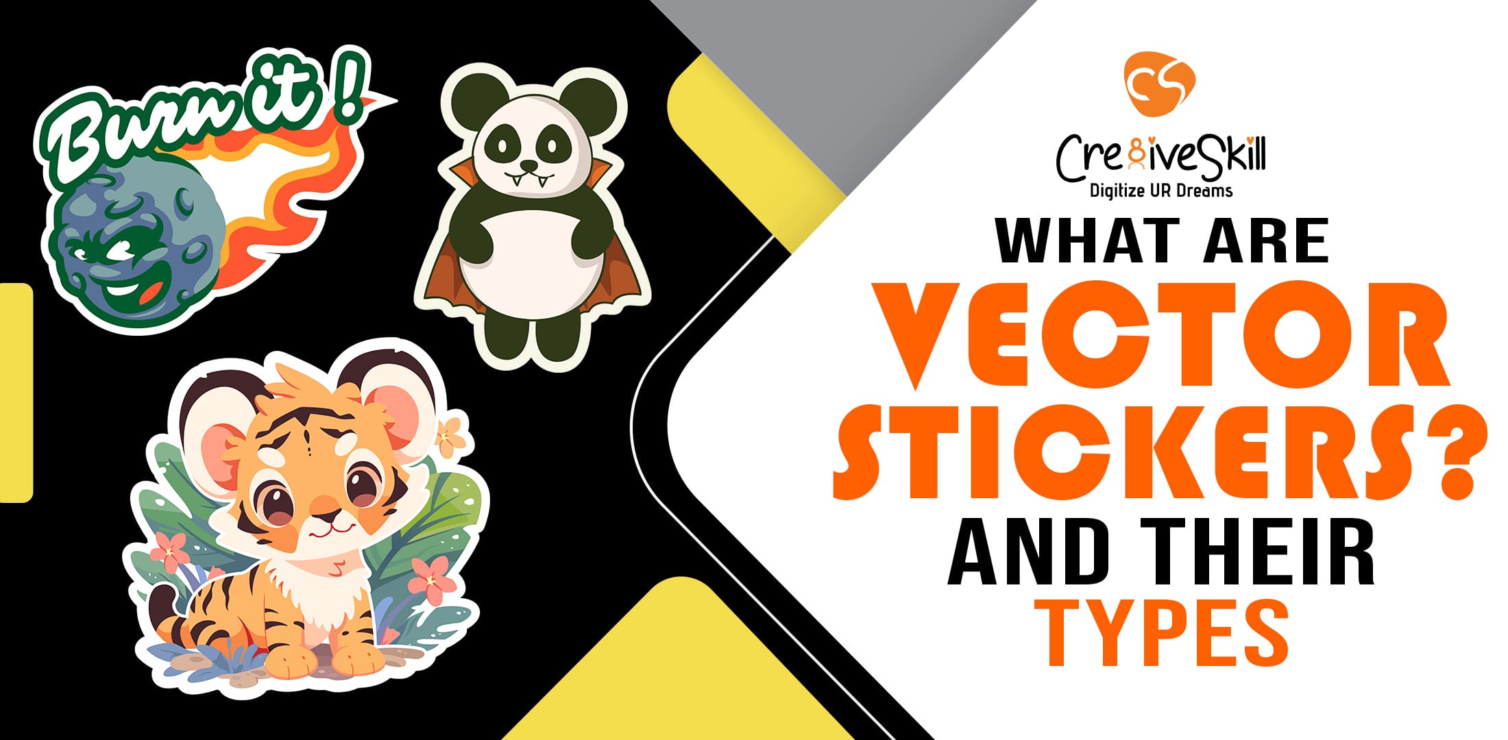 Explore Vector Stickers and the Different Types Available | Cre8iveSkill
