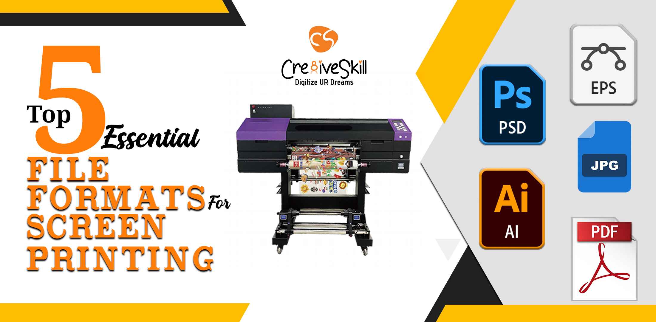 The 5 Essential File Formats You Need For Screen Printing | Cre8iveSkill