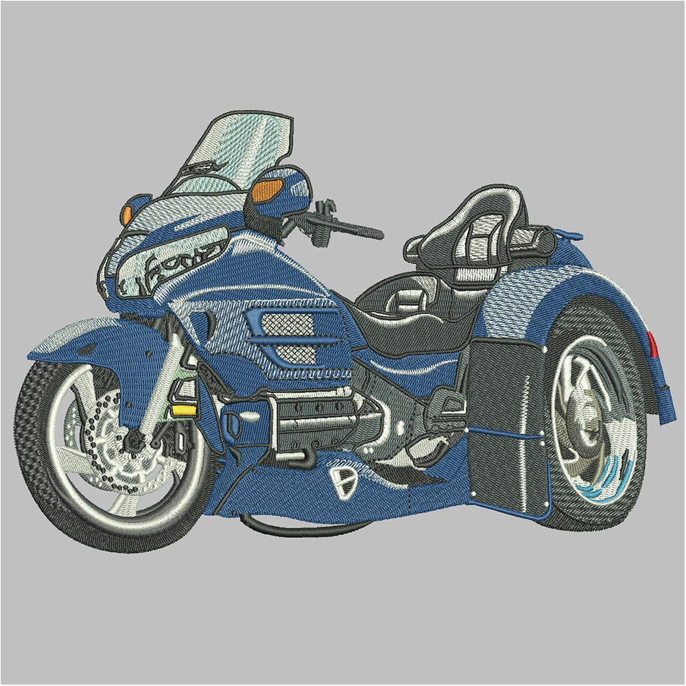 Sport Bike Embroidery