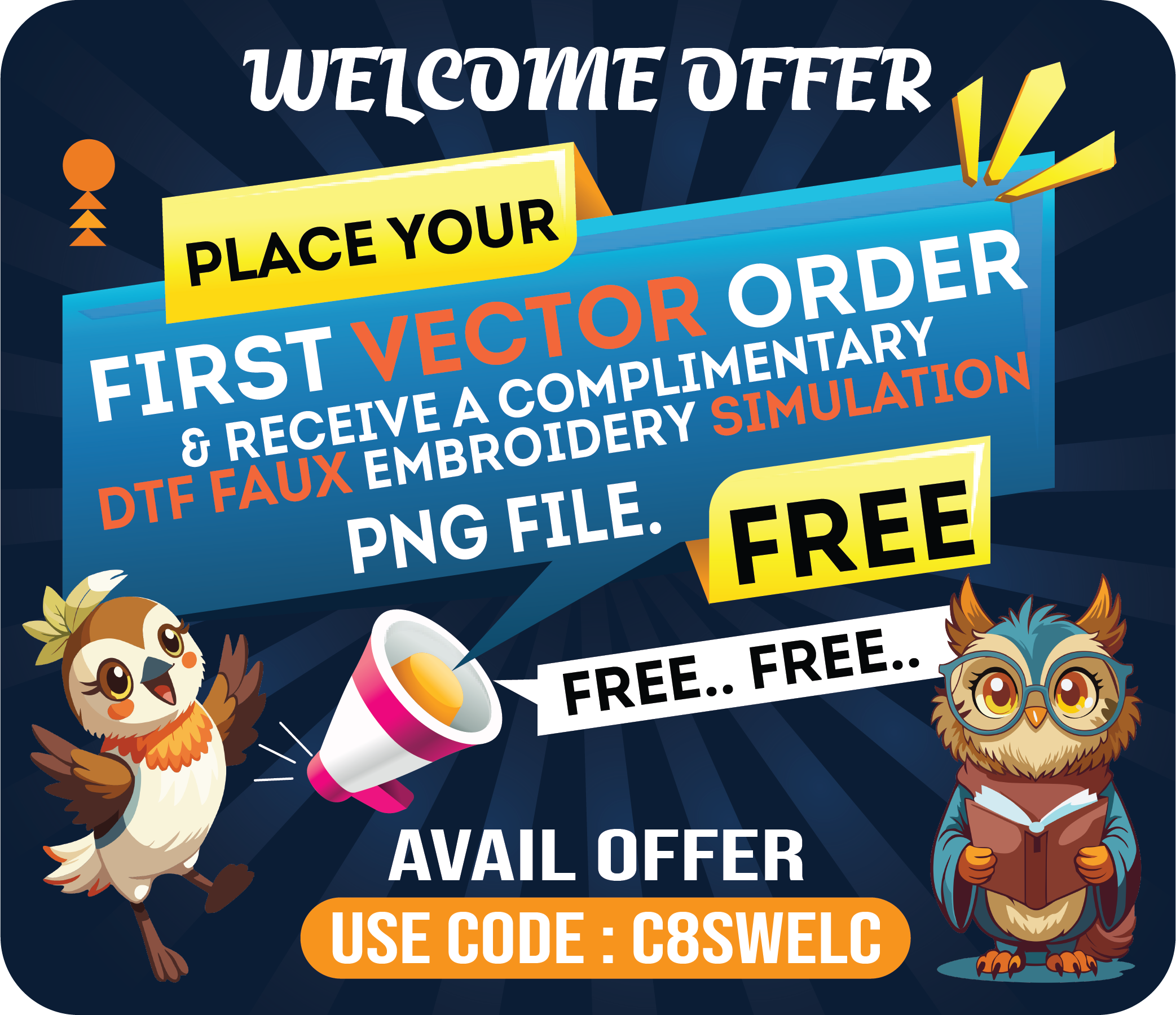 Vector Art Conversion Welcome Offer | Cre8iveSkill