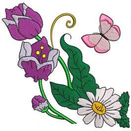 7 Printable Flower Embroidery Patterns  The Graphics Fairy