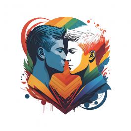 Quality LGBT Couple Vector Design | Cre8iveSkill