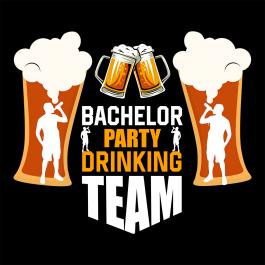 Quality Bachelor Party Drinking Team Vector Design | Cre8iveSkill