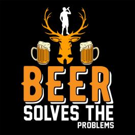 Get High-Quality Beer Solves The Problems Vector Design | Cre8iveSkill