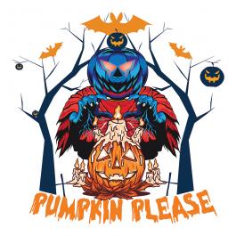 Download Pumpkin Please Halloween Vector Design | Cre8iveeskill