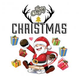 Merry christmas Santa Claus Vector Design