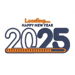 Loading New Year Embroidery Design - Cre8iveskill