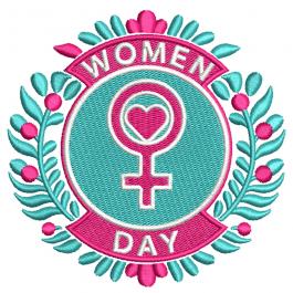 Shop Feminist Symbol International Women’s Day Embroidery design- Cre8iveskill