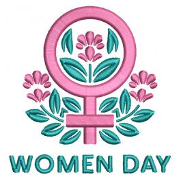 Shop Beautiful Floral Womens day Embroidery Design | Cre8iveskill