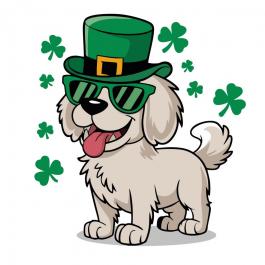 Lucky Dog St. Patrick’s Day Vector Design | Cre8iveSkill