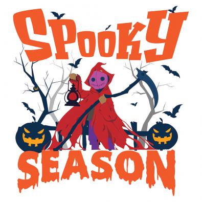 Quality Halloween Spooky Season Vector Design | Cre8iveskill