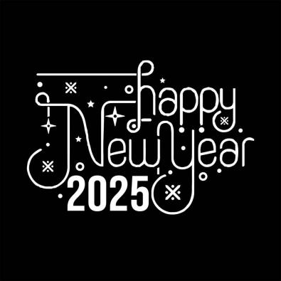 Happy New Year Vector Calligraphy-Cre8iveskill