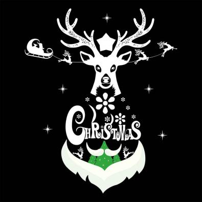 Reindeer Christmas Vector Design - Cre8iveskill