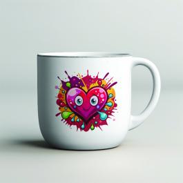 Colorburst Heart Valentine Vector Design - Cre8iveskill