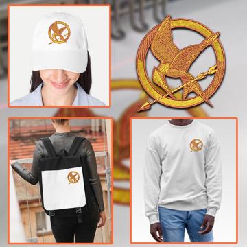 Bird Mocking Jay Embroidery Logo Design - Cre8iveskill